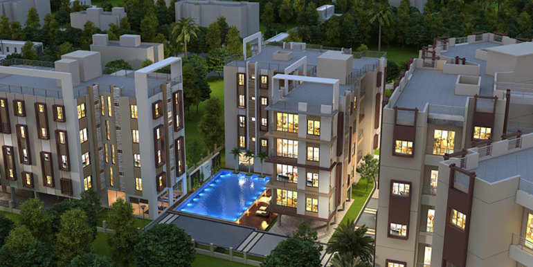 aerial-night-view-shantiniketan-apartments